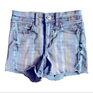 AE Ne(x)t Level High-Waisted Denim Short Shorts